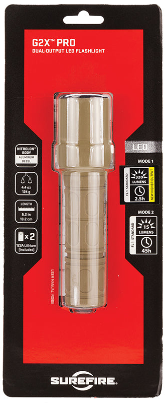 SF G2X-D-TN G2X PRO LED 15/600 LUMENS TAN