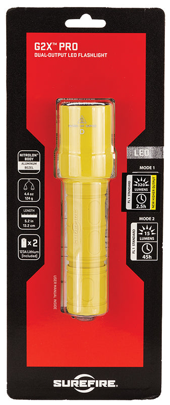 SF G2X-D-YL G2X PRO LED 15/600 LUMENS YELLOW