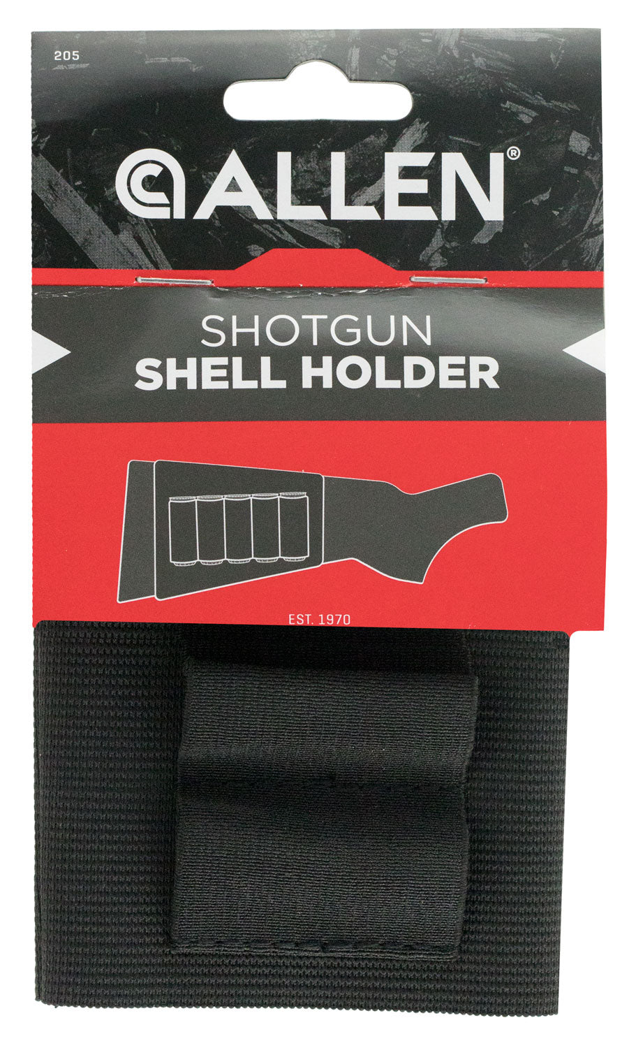 ALLEN 205 BUTTSTOCK SG SHLL HLDR BLK