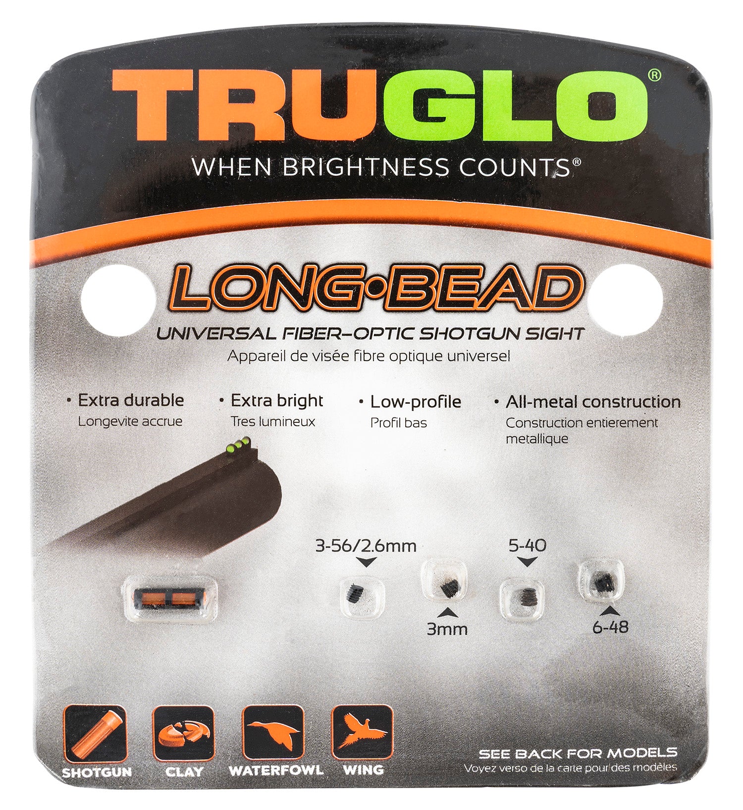 TRU TG-947UR LONGBEAD METAL UNIV RED