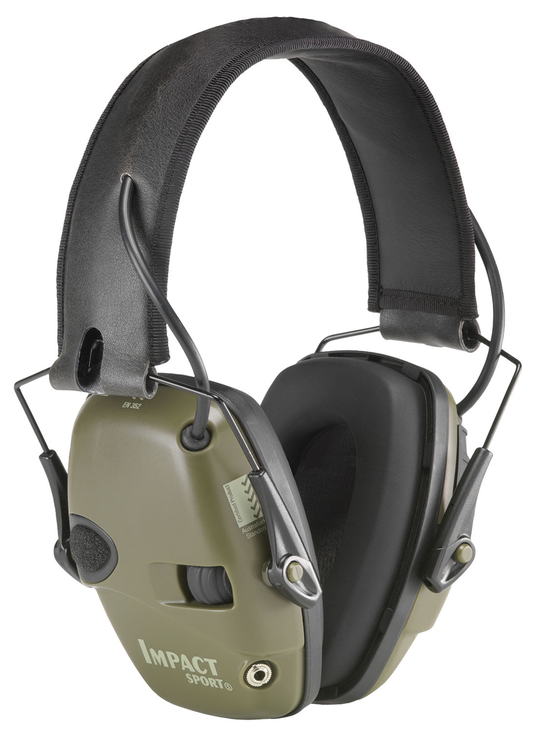 HOW R01526 IMPACT SPORT GRN ELEC MUFF