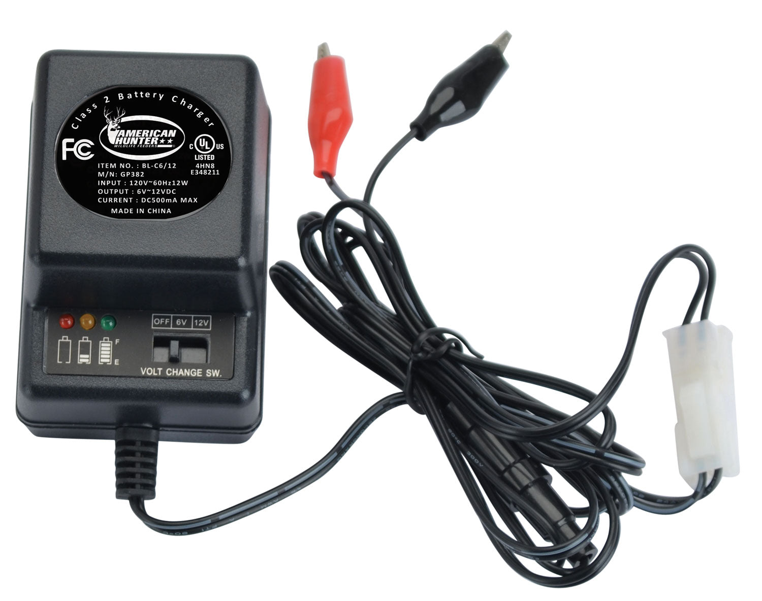 AHUNTR BL-C6/12 6/12V BATTERY CHARGER 110V