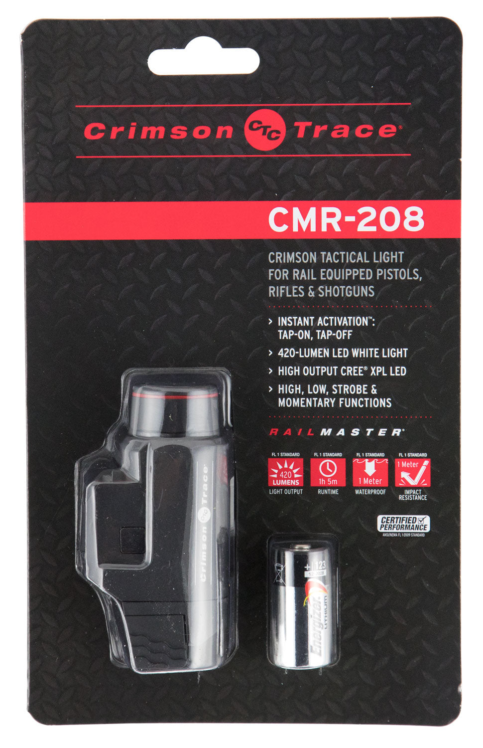 CRIM 0182401 CMR208 RAIL MSTR PIC 420LUM LGHT