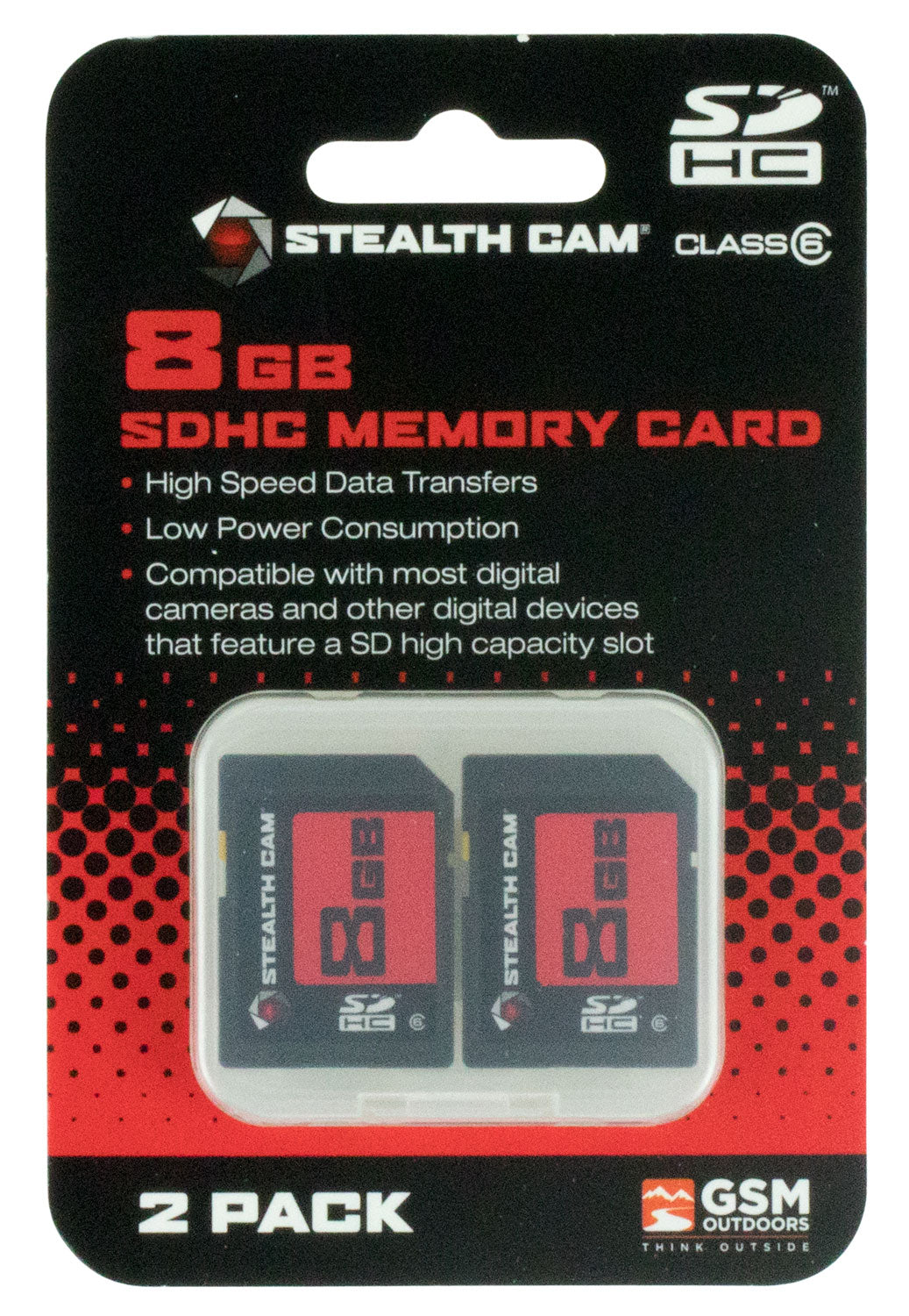 STEAL STC-2SD8GB 8GB SD CARD 2PK