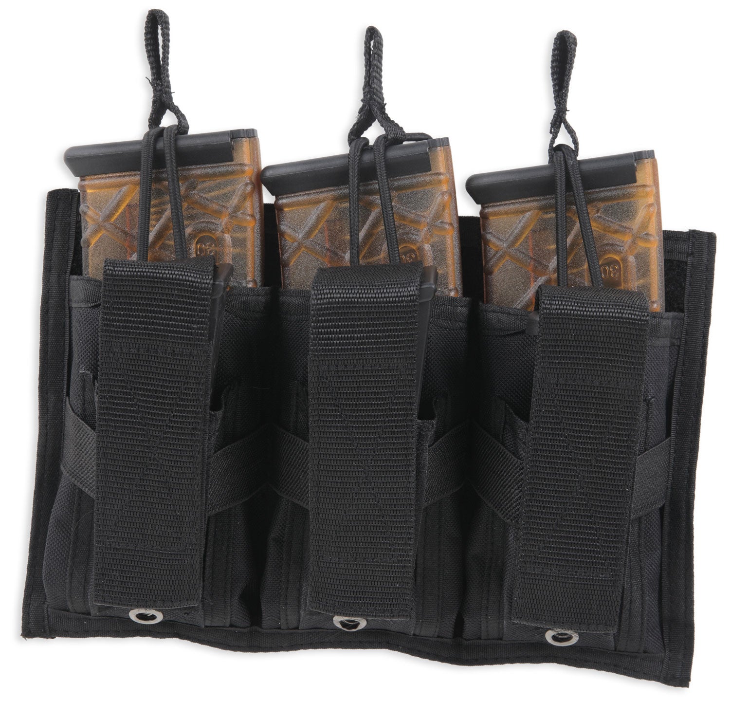 BDOG BDT-62 TRI-DBL MOLLE MAG POUCH BLK