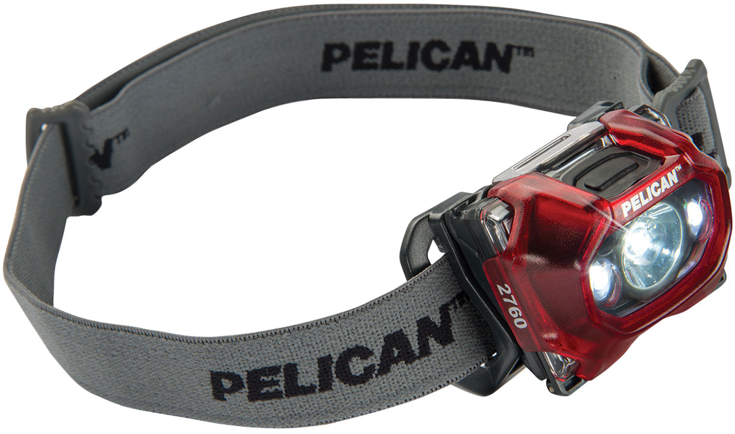 PELICAN 2760C HEADLIGHT TRANS RED G3