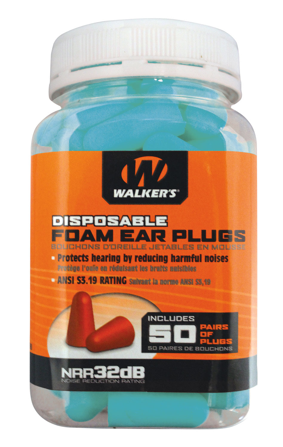 WLKR GWP-FP-50PK-TL FOAM EAR PLUG 50PK TEAL