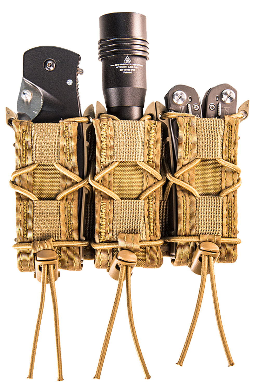 HSGI 11PT03CB TACO MOLLE PISTOL TRIPLE COY BRN