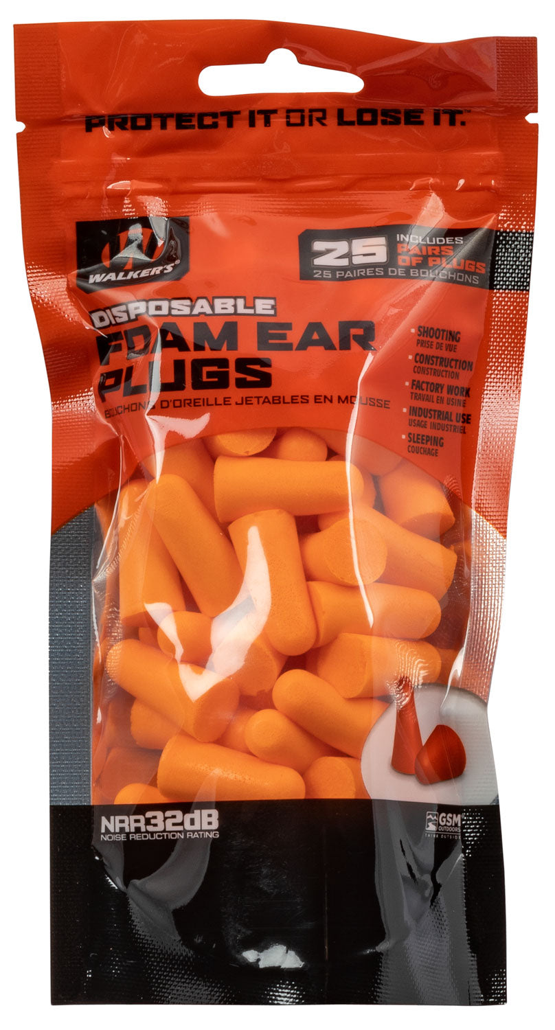 WLKR GWP-FP25BAG FOAM EAR PLG 25PAIR NRR32DB