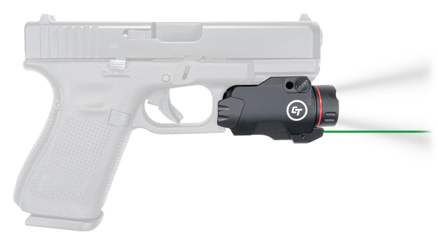 CRIM 0177201 CMR207G RAIL MASTER GRN LASER BLK