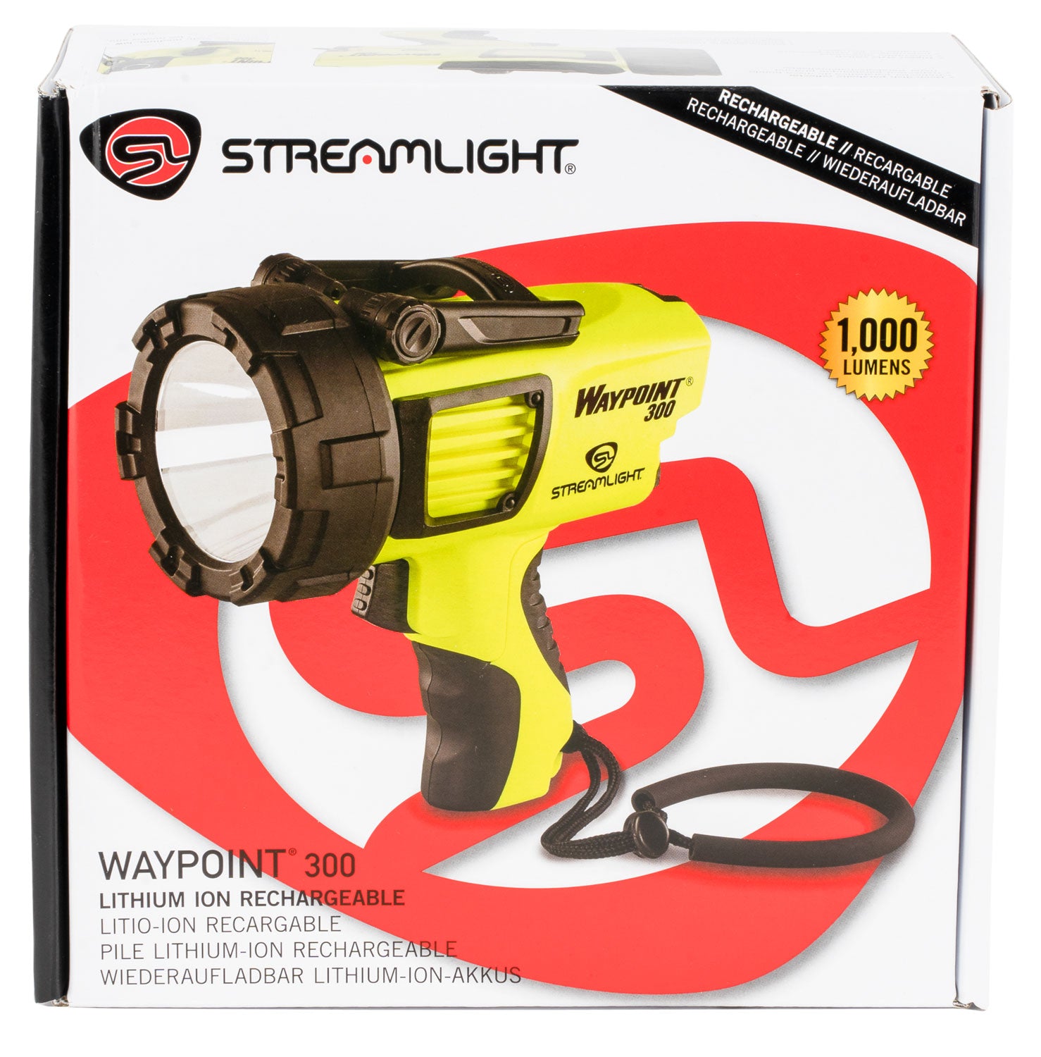 STL 44910 WAYPOINT 400 REC SPOTLIGHT YELLOW