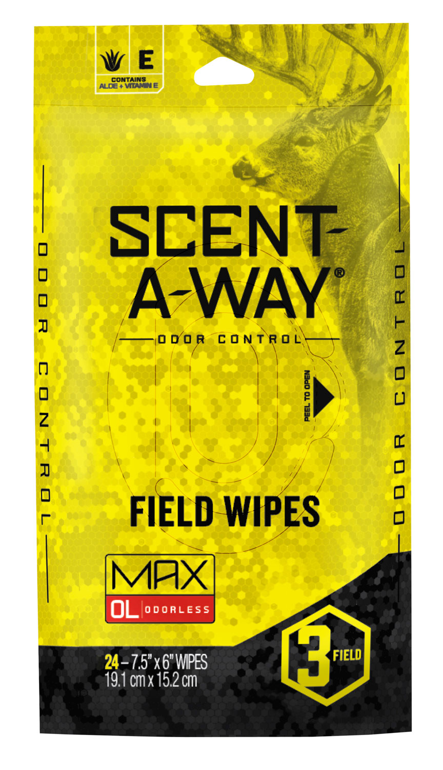 HS 07795 SCENTAWAY FIELD WIPES 24 PK