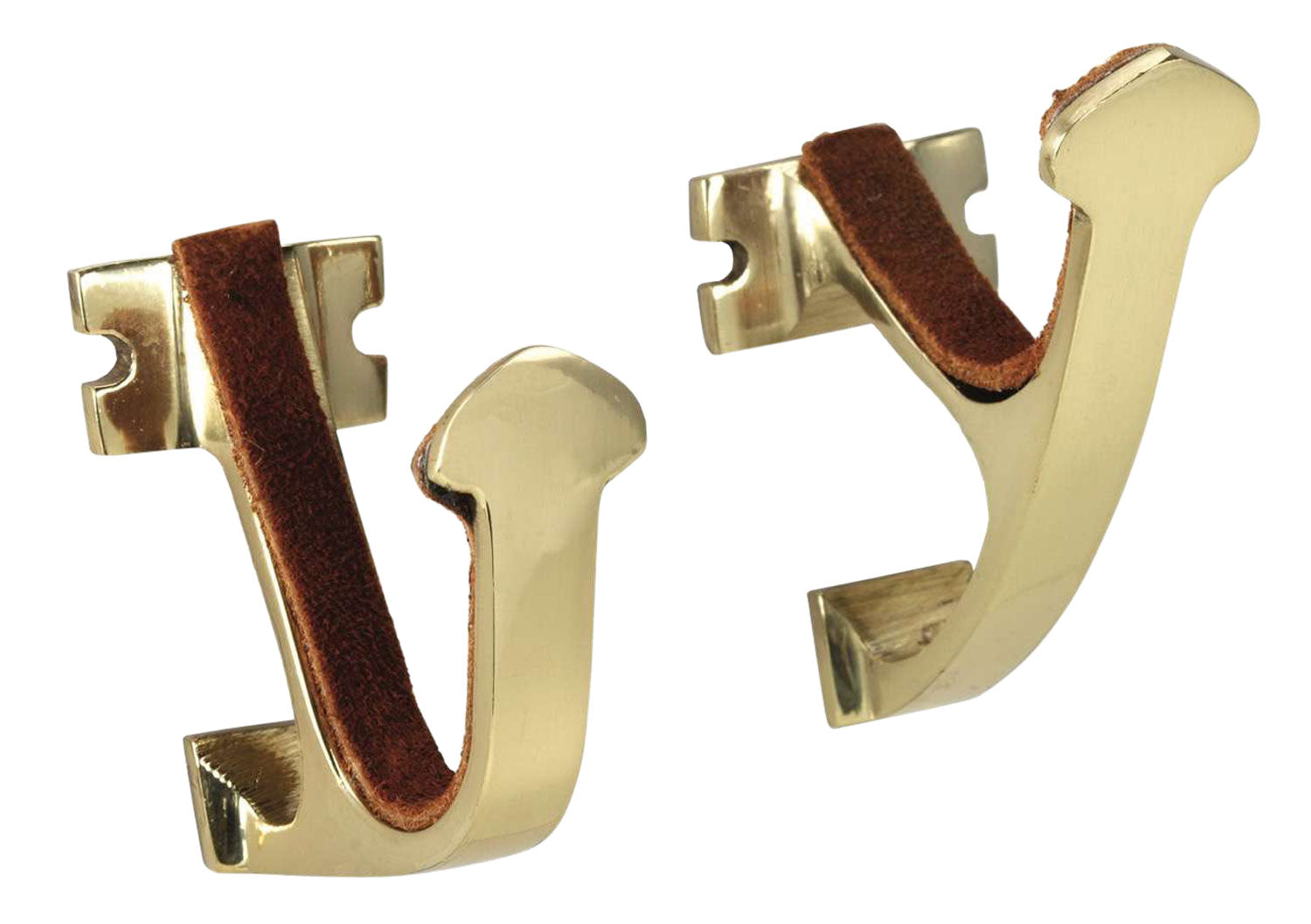 ALLEN 5641 GUN HANGER WALL MNT SET BRASS