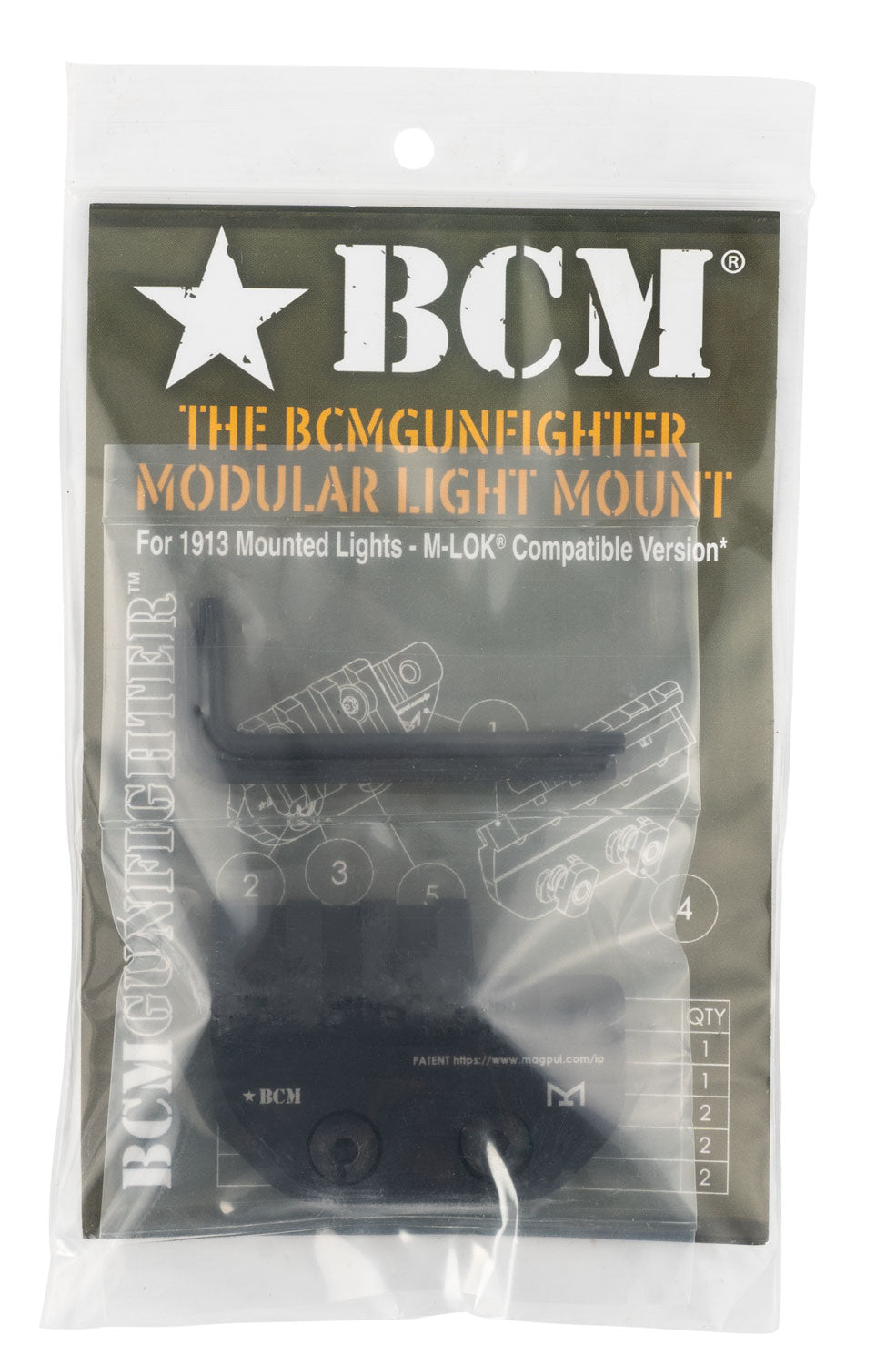 BCM 1913LM-MCMR 1913 LIGHT MNT MLOK