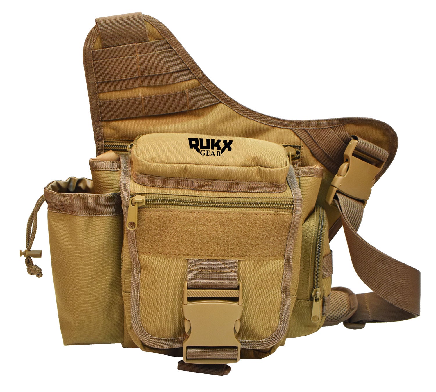 RUKX ATICTSBT SINGLE STRAP SLING BAG TAN