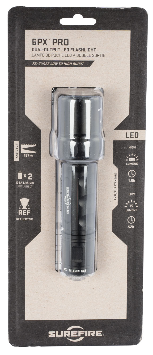 SF 6PX-D-BK 6PX PRO 6V 15/600 LU WH LED BLK