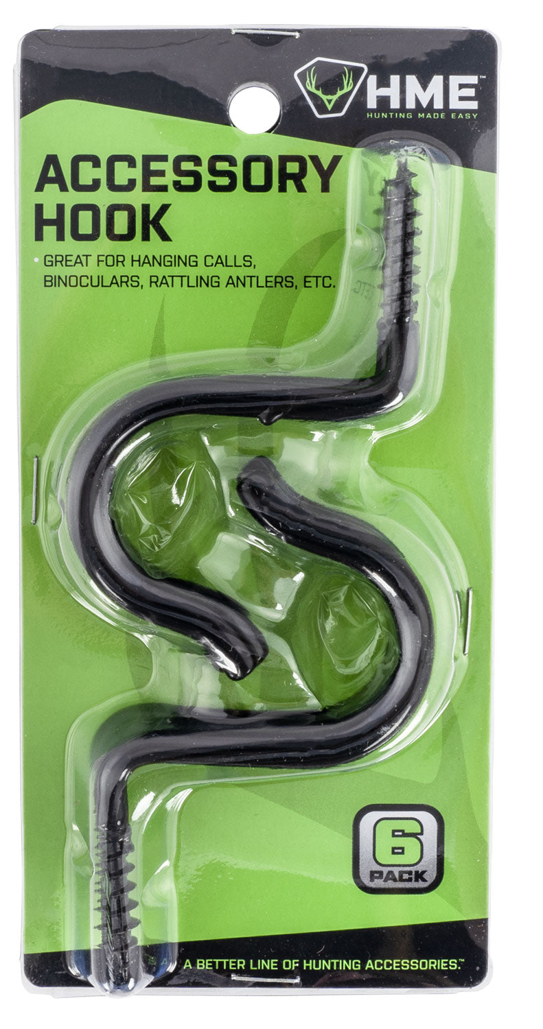 HME SAH-6 SINGLE ACC HOOK 6PK