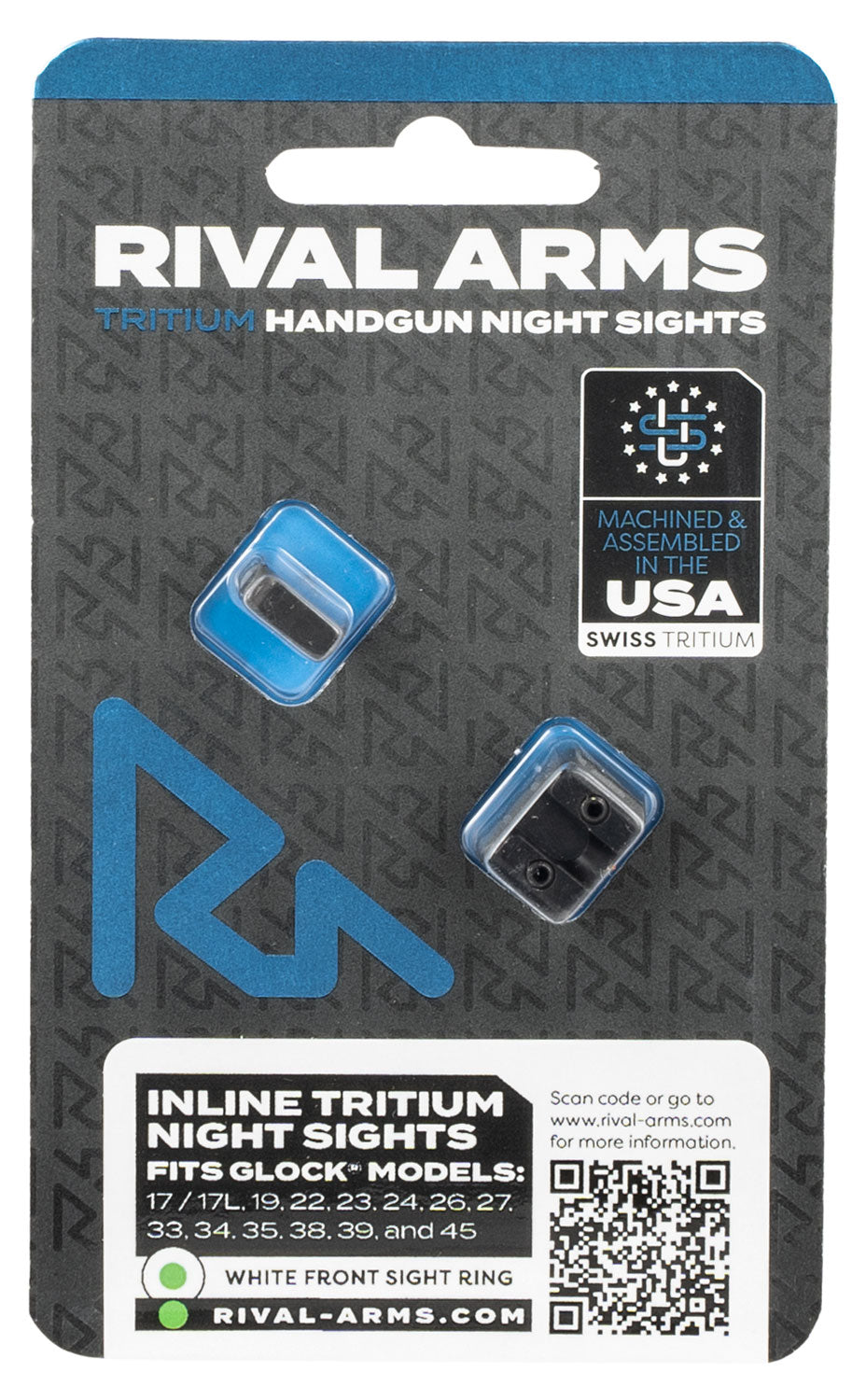 RIVAL RA4B231G RA TRIT GLOCK MOS LOW INLN WHT