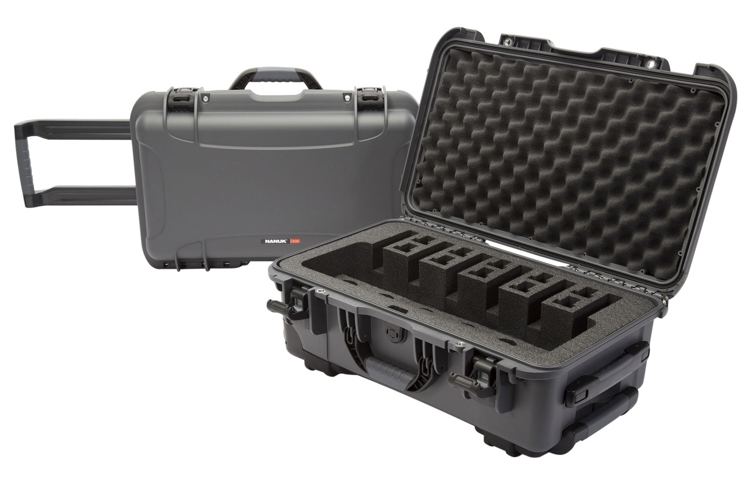NANUK 9356UP7 NANUK CASE W/FOAM 6UP GRAPHITE