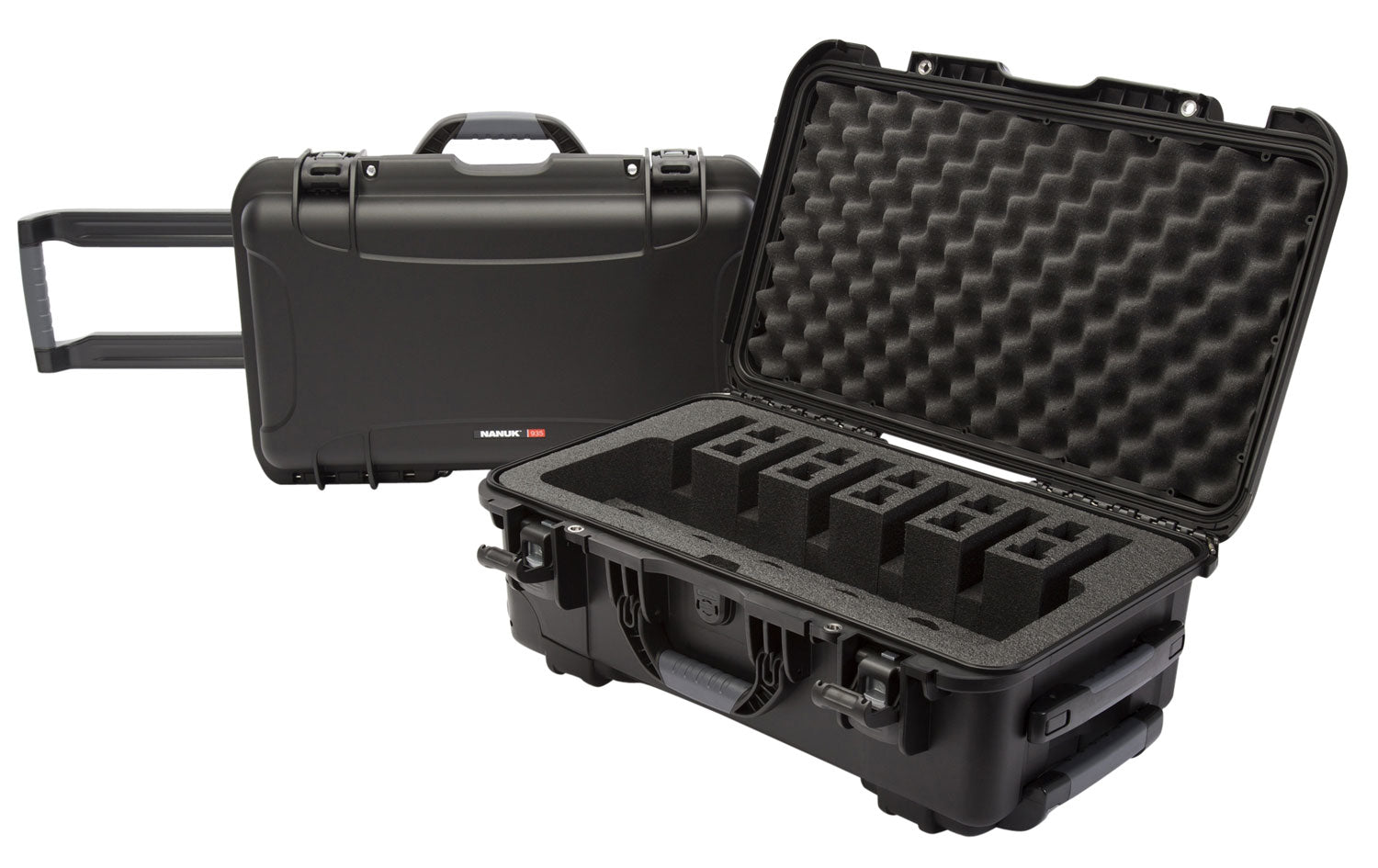 NANUK 9356UP1 NANUK CASE W/FOAM 6UP BLACK