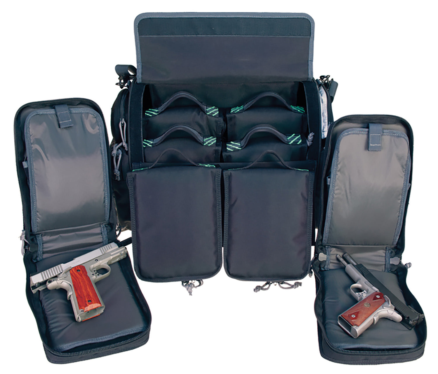GPS 1955BRNE BARN RANGE BAG W/GUN CASES BLK