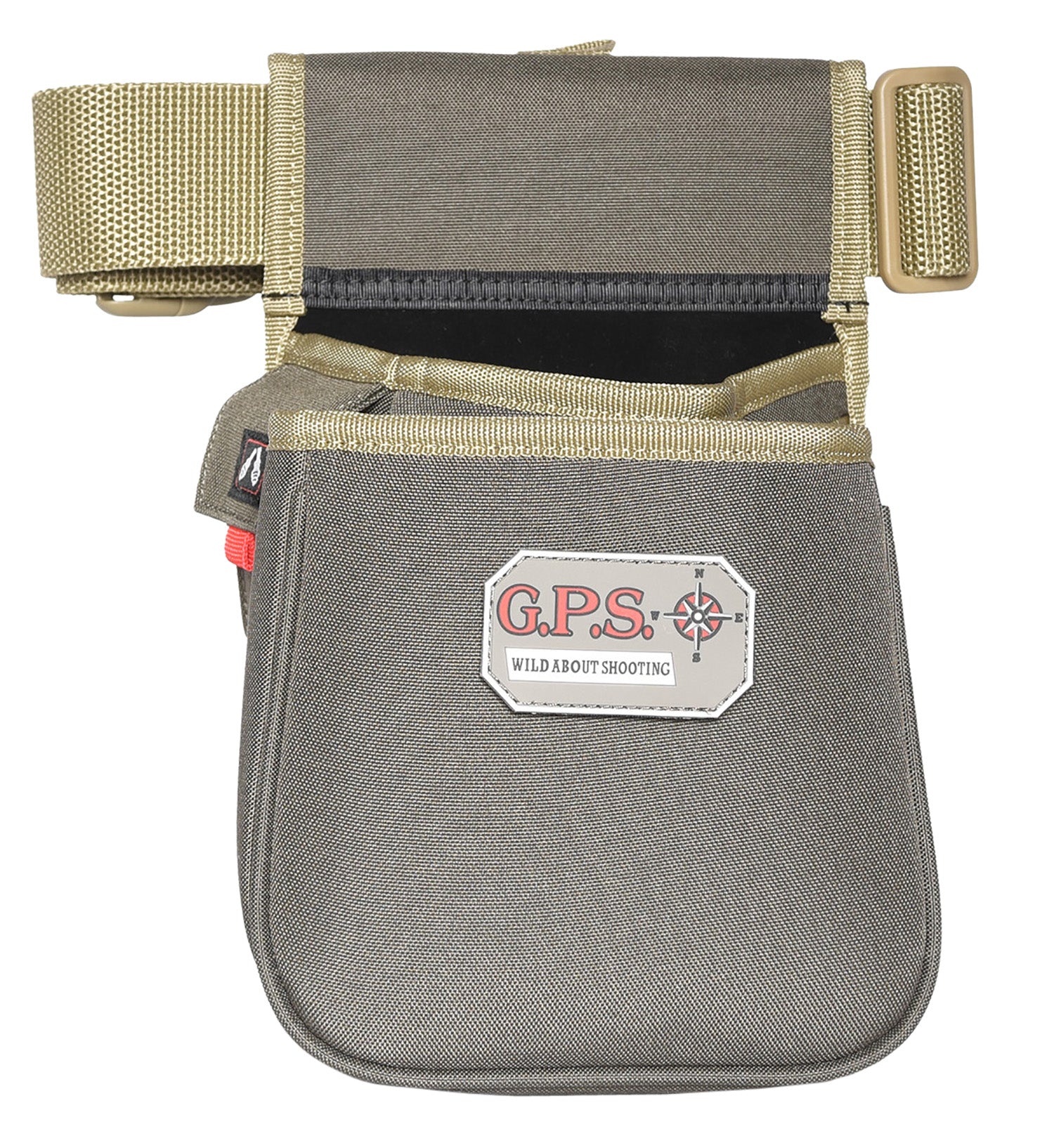GPS 960CSPRK CON DBL SHELL POUCH WEB BLT GRN