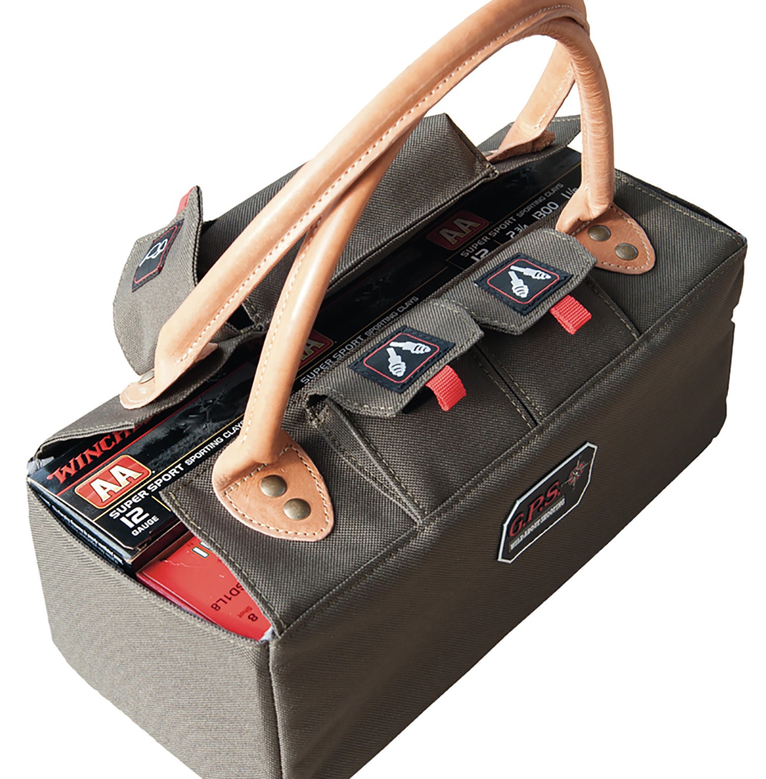 GPS 1255TOT SHOTGUN SHELL TOTE 6 BOX OLIVE