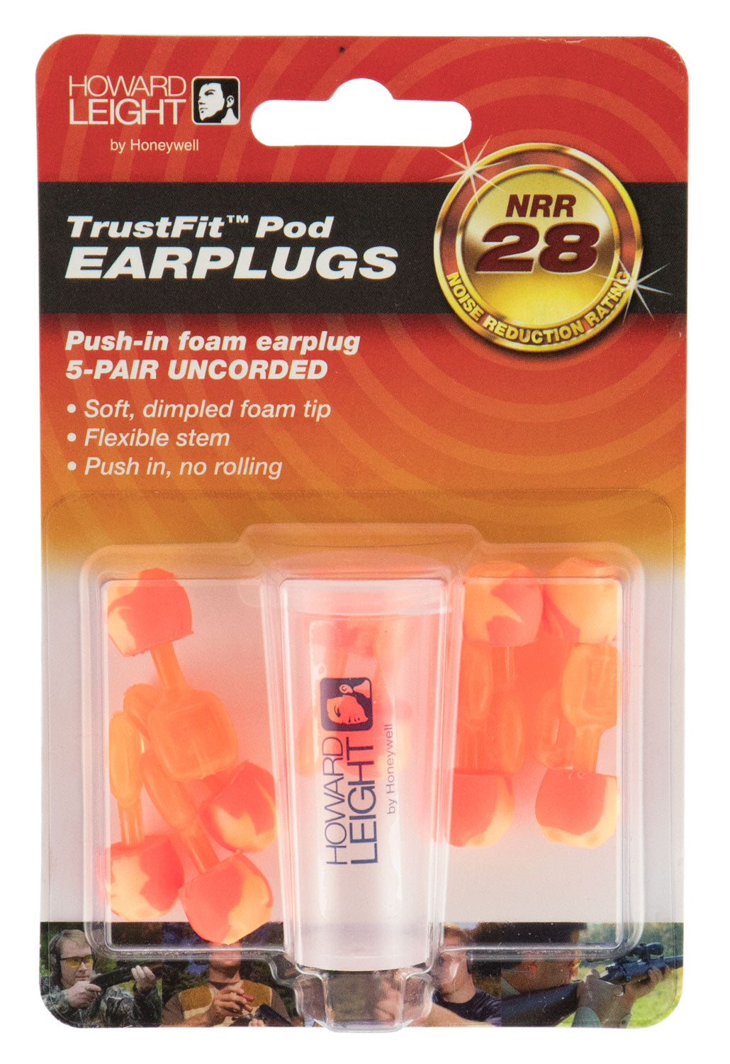 HOW R02236 TRUSTFIT POD UNCORDED EARPLUG 5PR