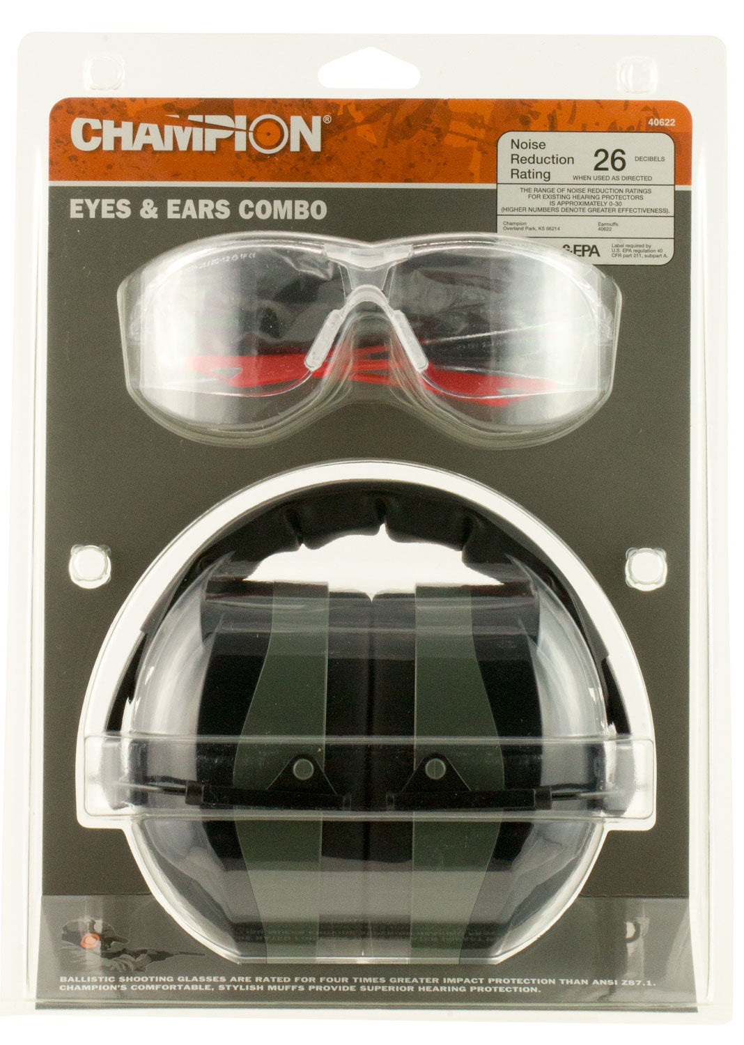 CHAMP 40622 BALLISTIC EYES/EARS