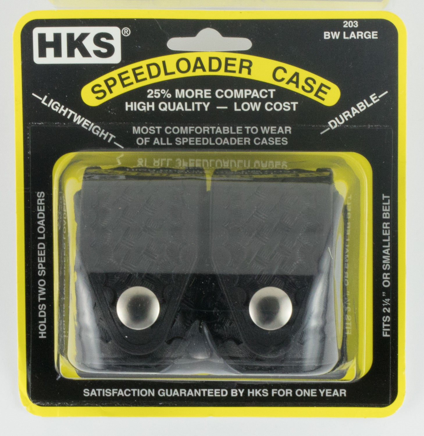 HKS 203BLBN SPEEDLOADER CASE LGE BLKBSK