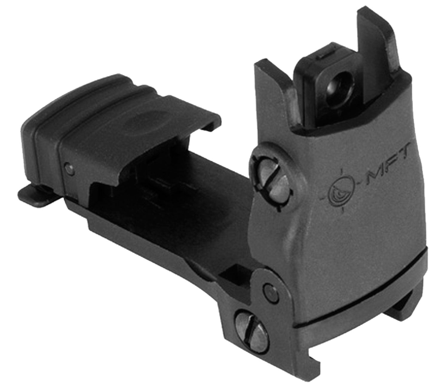 MFT BUPSWR FOLDING REAR POLY SGHT BK