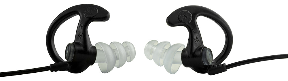 SF EP5-BK-MPR FULL BLOCK EARPLUGS MD BLK