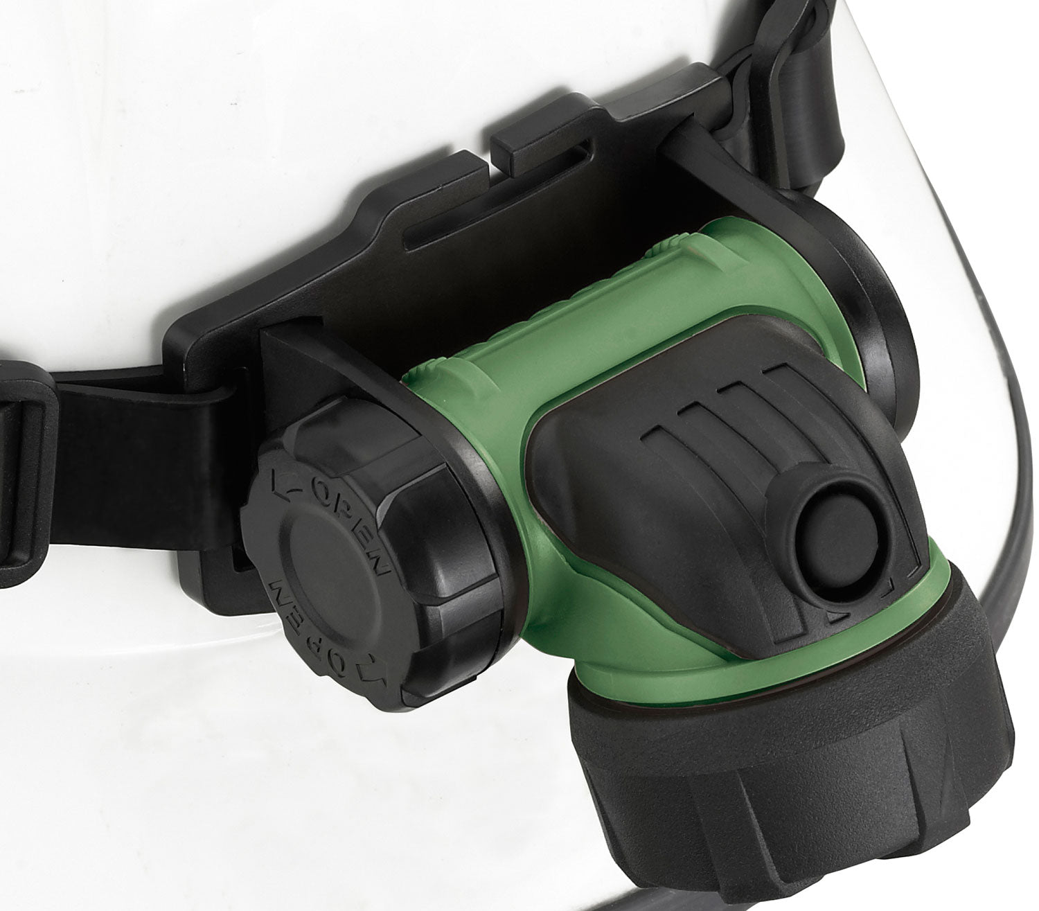 STL 61051 TRIDENT HEADLAMP WHT/GRN LED GREEN