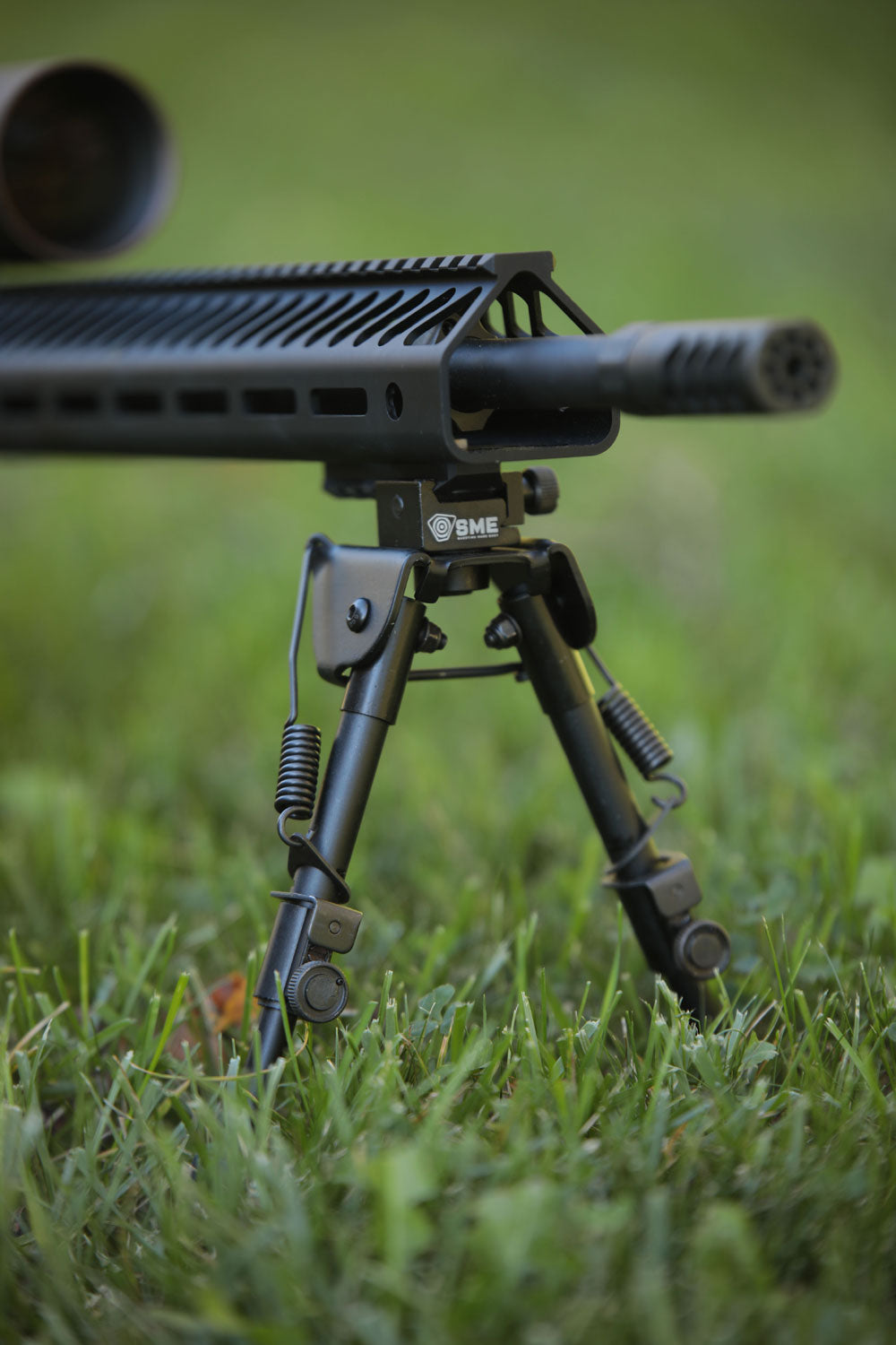 SME BPSPR BIPOD W/SPRING SWIVEL RL ATTACH