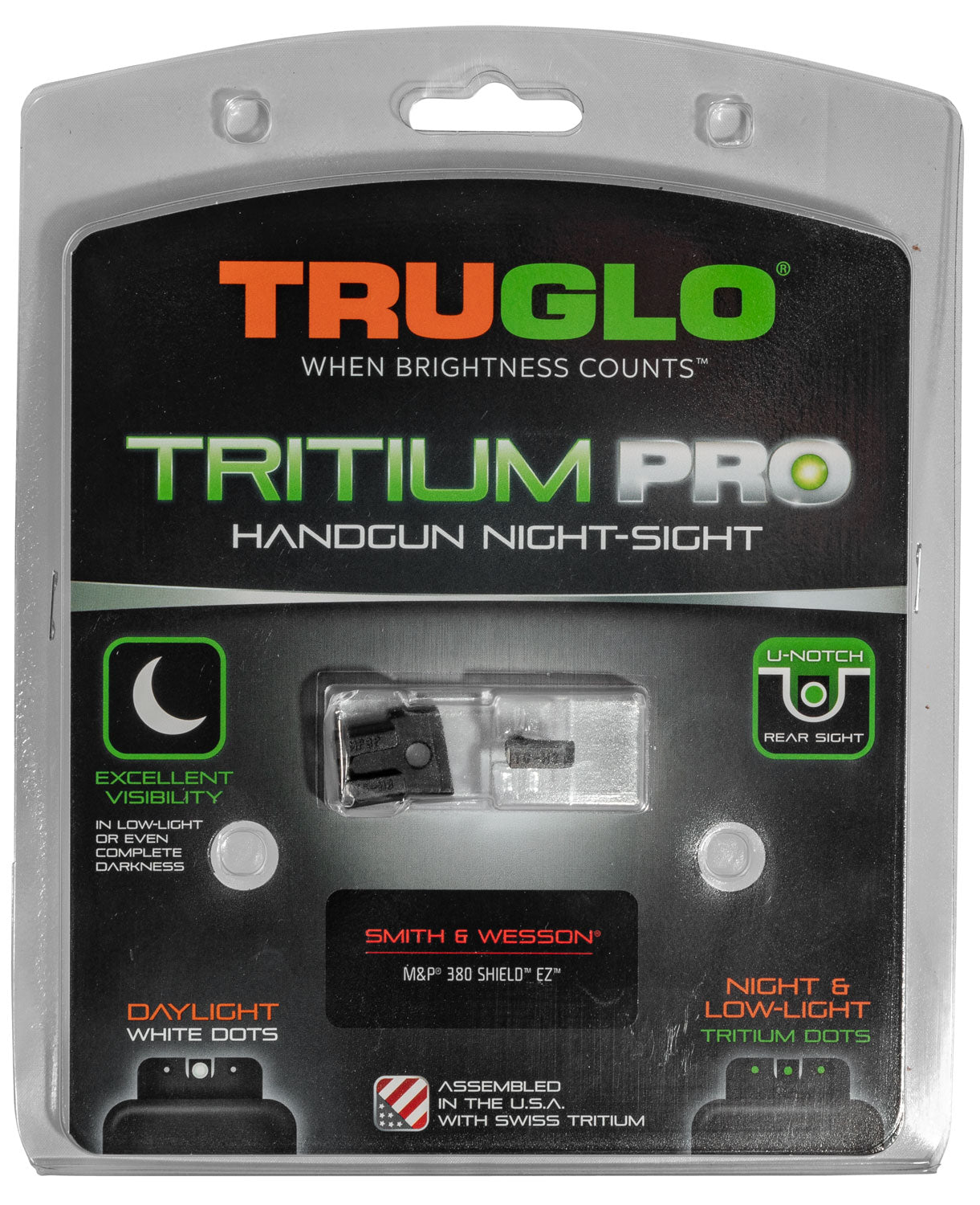 TRU TG-231MP3W TRIT PRO S&W EZ 380 SET WHT