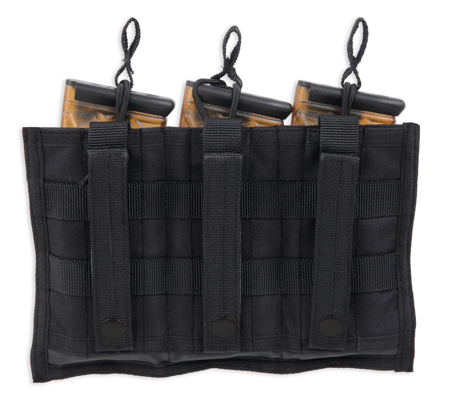 BDOG BDT-62 TRI-DBL MOLLE MAG POUCH BLK