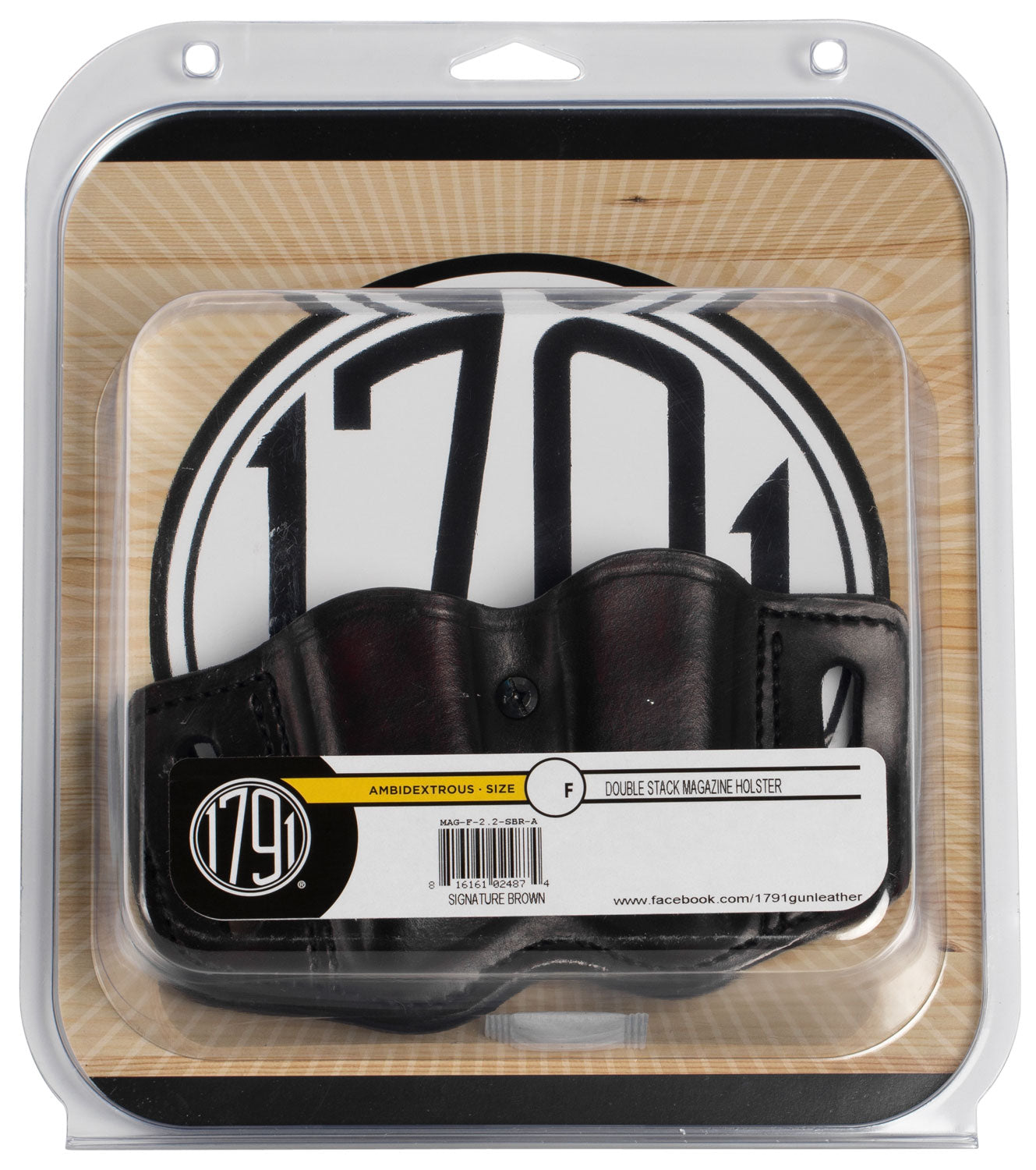 1791 MAG-F-2.2-SBR-A DBL MAG POLY DBL STACK S.BRN