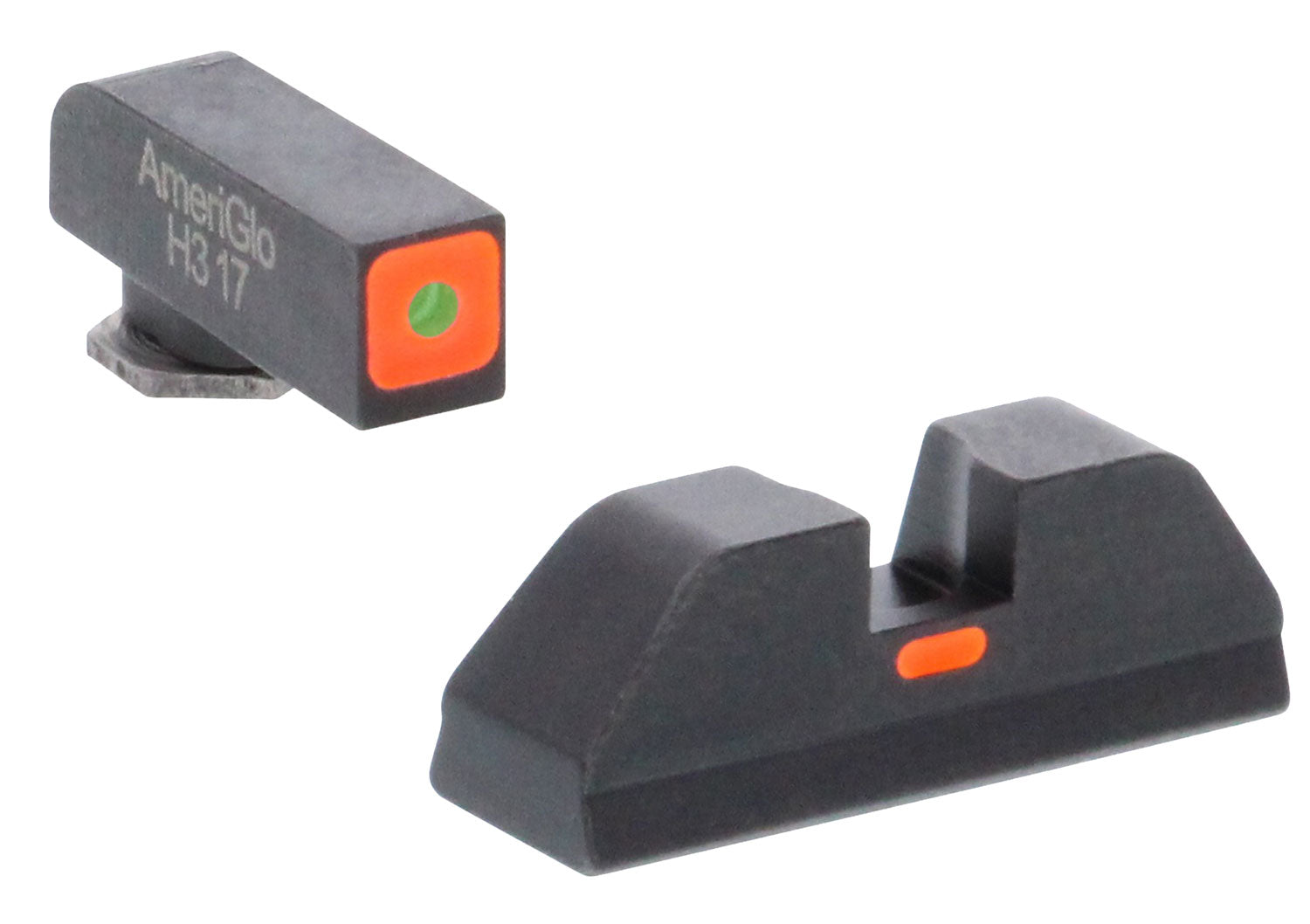 AMER GL616 CAP SIGHT SET NS GLK GRN/ORG/ORG