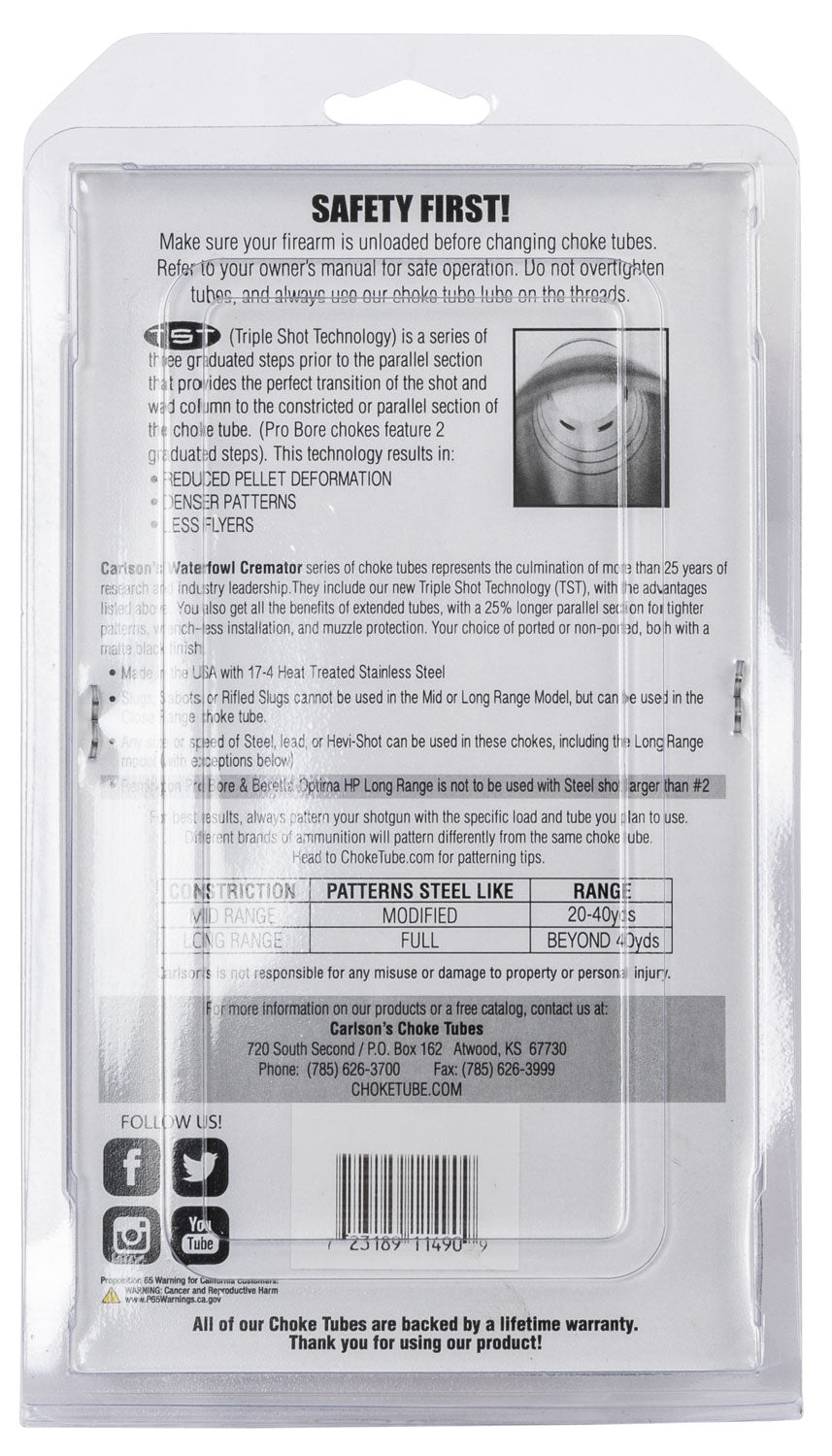 CARL 11490 CREMATOR PORT CRIO+ 2PK MR/LR 20G