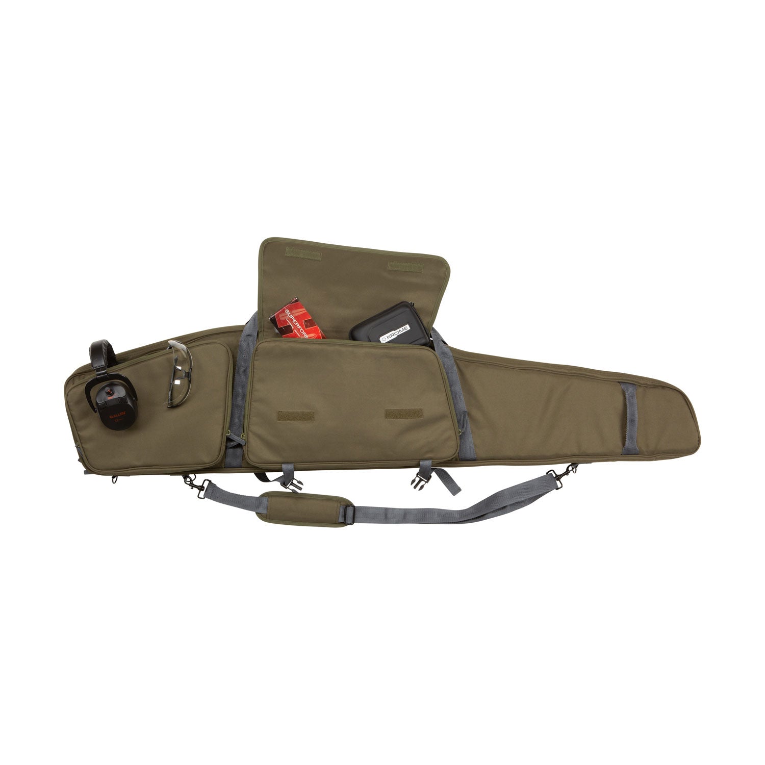 ALLEN 10954 GARRISON 55IN RIFLE CASE OD GREEN