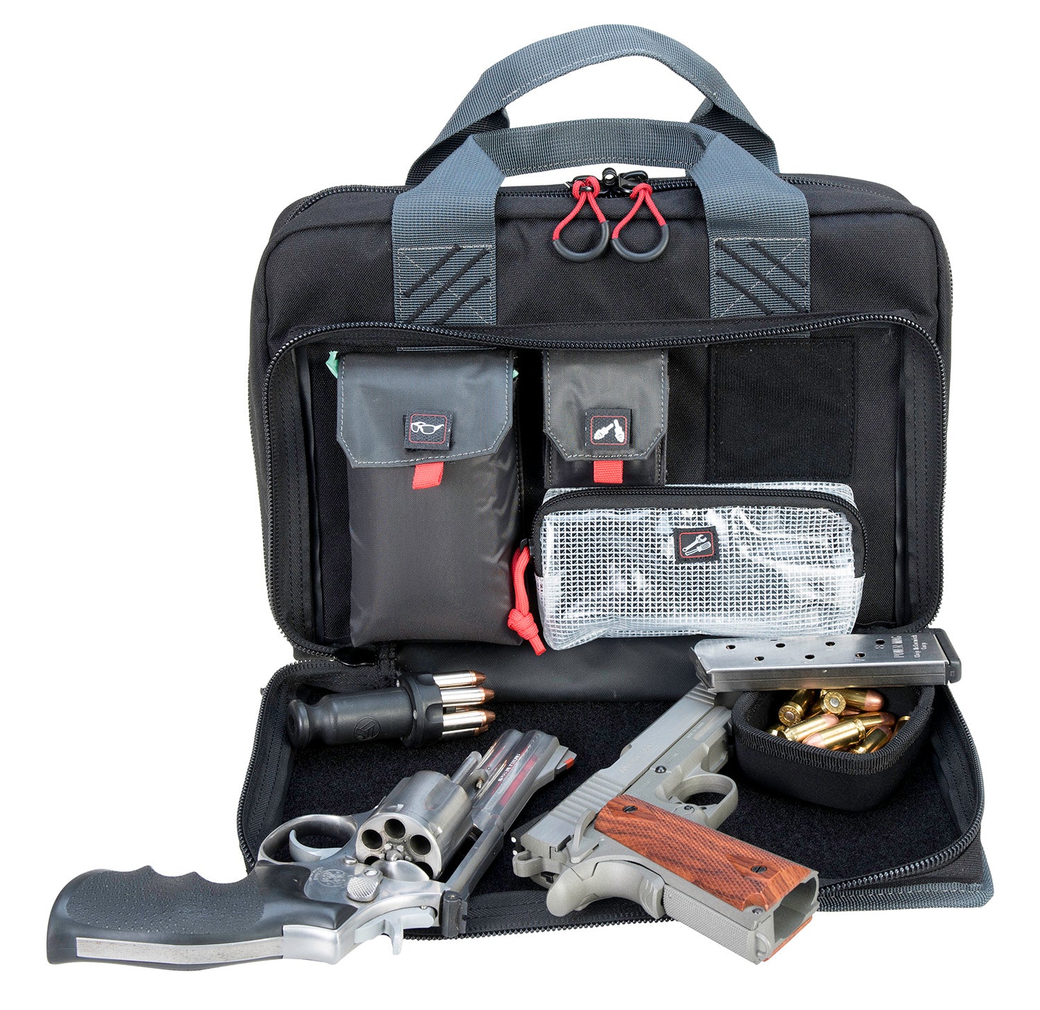 GPS 1310PCPMB QUAD PISTOL RANGE BAG CAMO