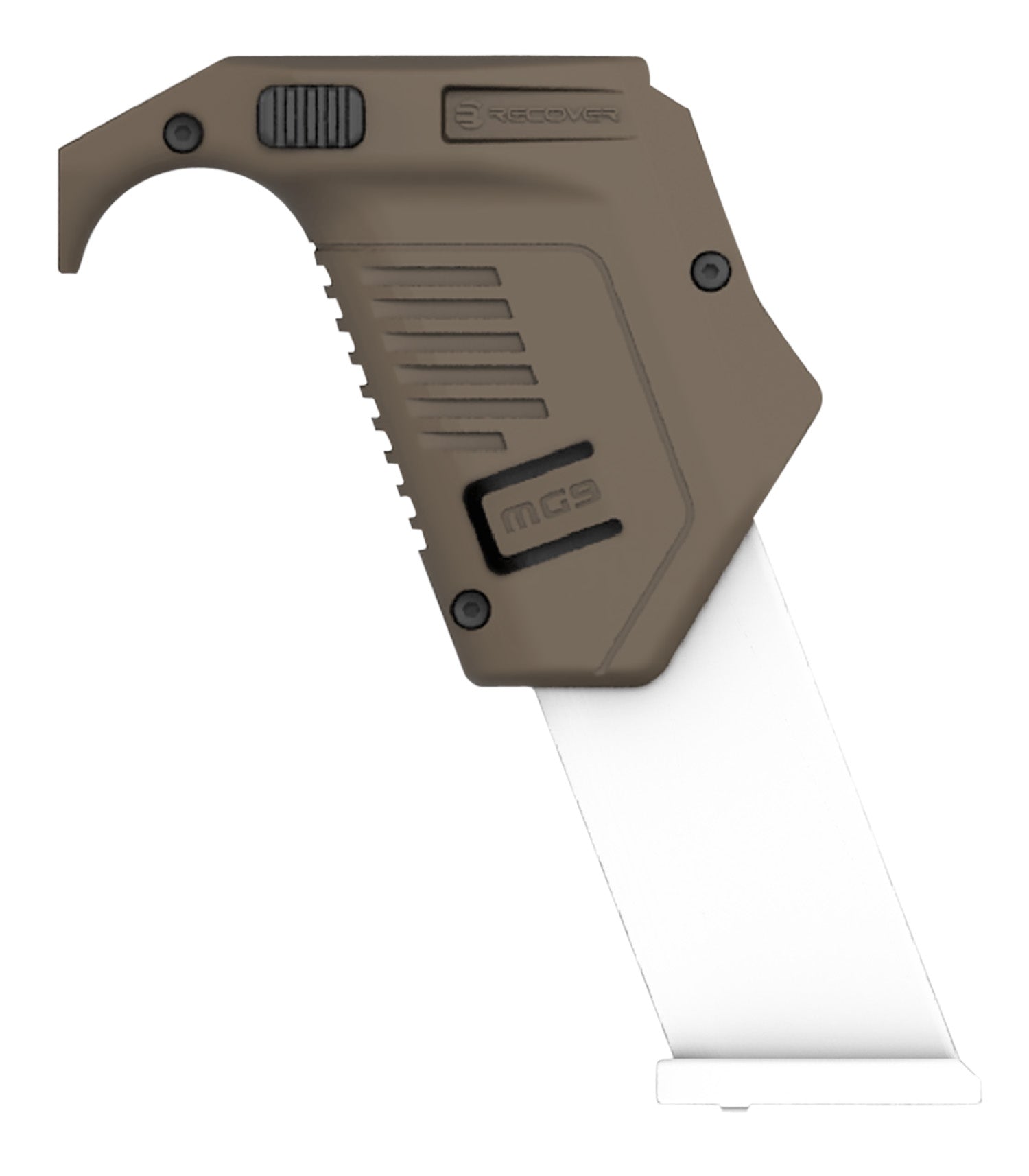 REC MG9-02 MAG HOLDER FOR PICATINNY RAIL TAN