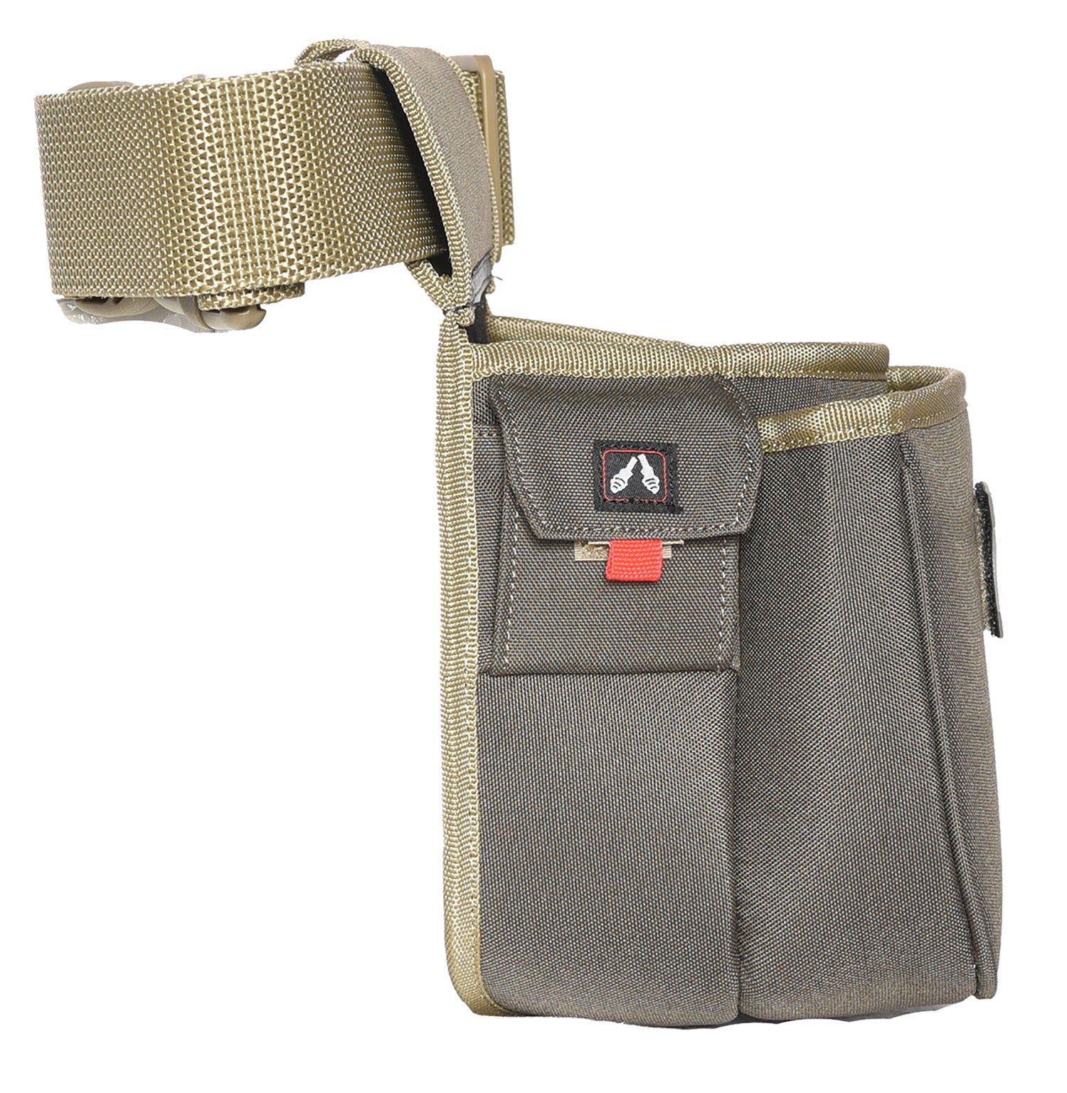 GPS 960CSPRK CON DBL SHELL POUCH WEB BLT GRN
