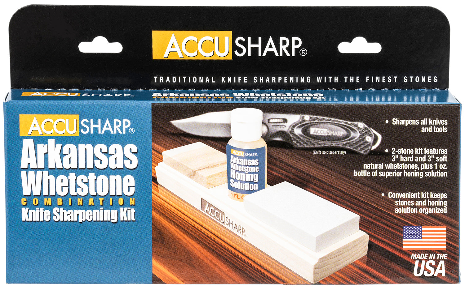 FPI 023C ACCUSHARP COMBO STONES W/HONING OIL