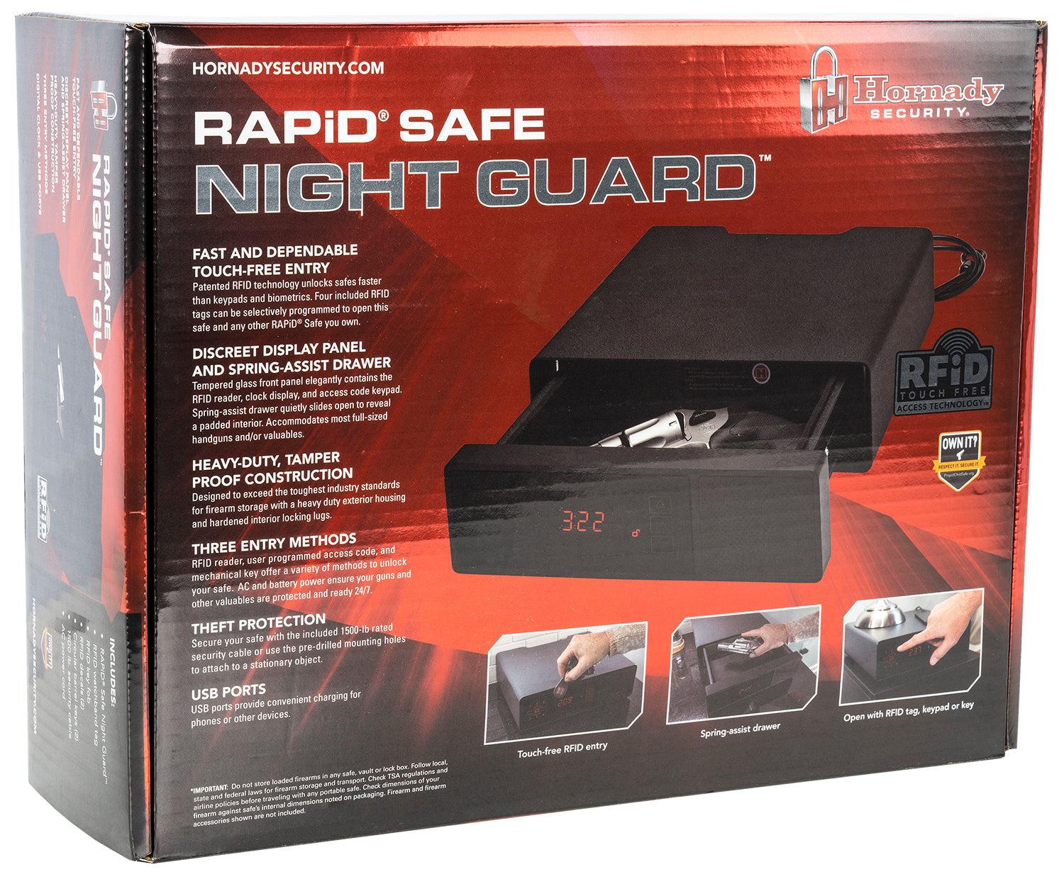HORN 98215 RAPID SAFE NIGHT GUARD RFID