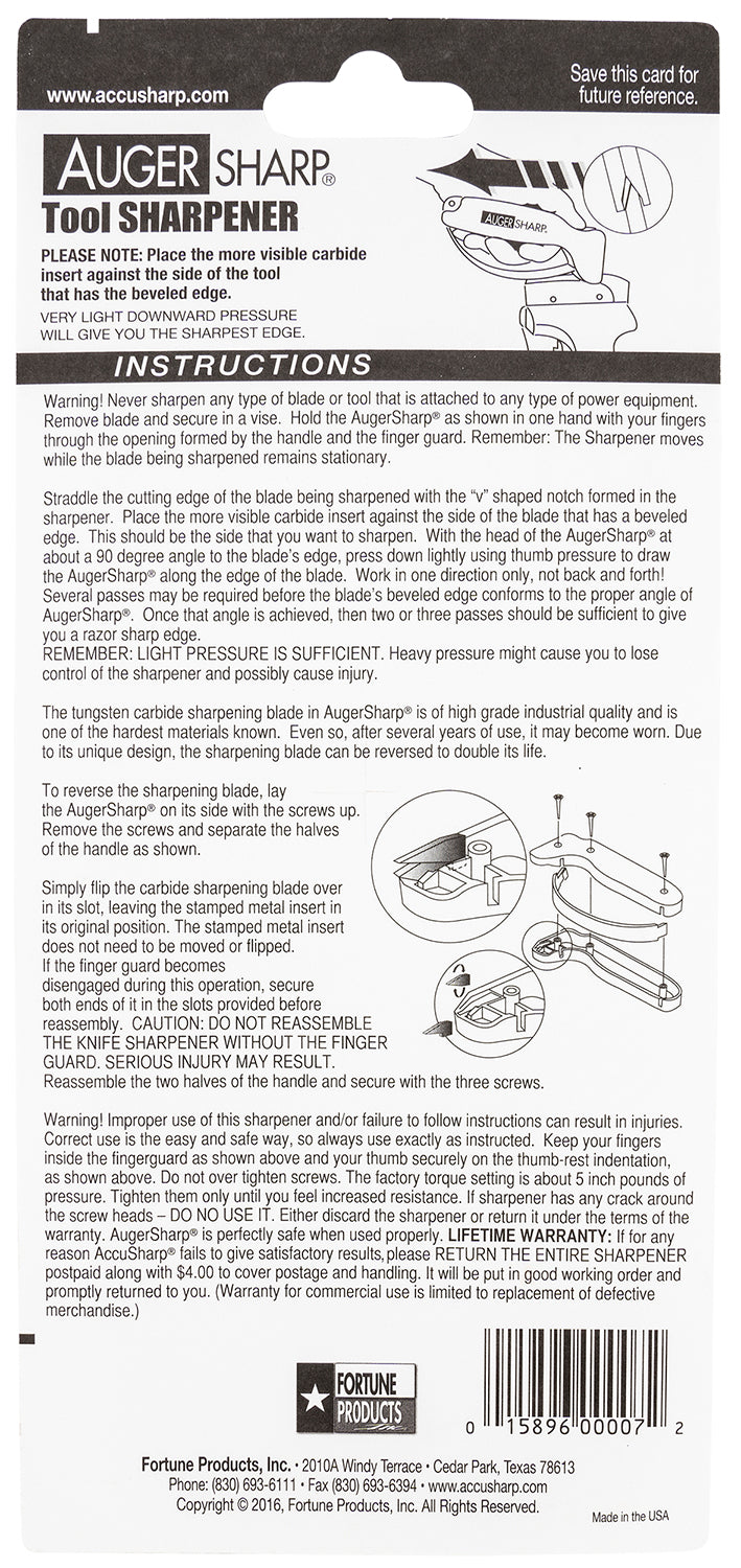 FPI 007C AUGERSHARP TOOL SHARPENER