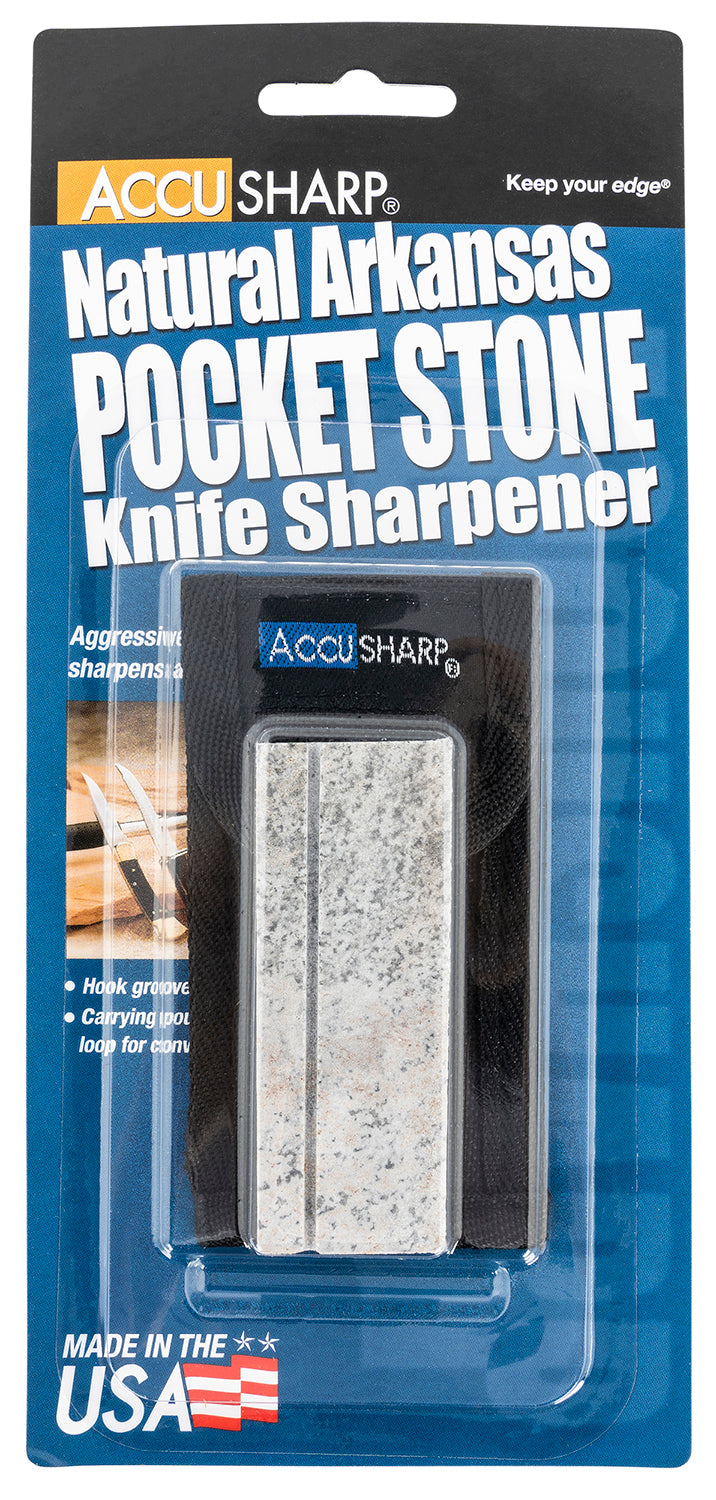 FPI 024C ACCUSHARP NATURAL ARK 3IN STONE W/POUCH