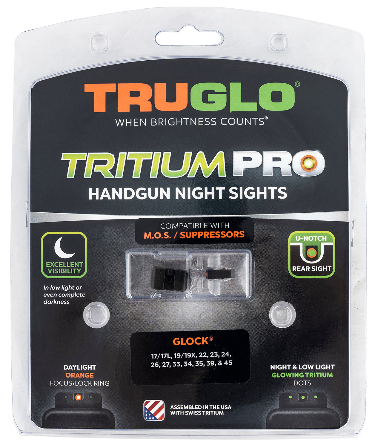 TRU TG-231G1MC TRIT PRO GLOCK MOS LOW SET ORN