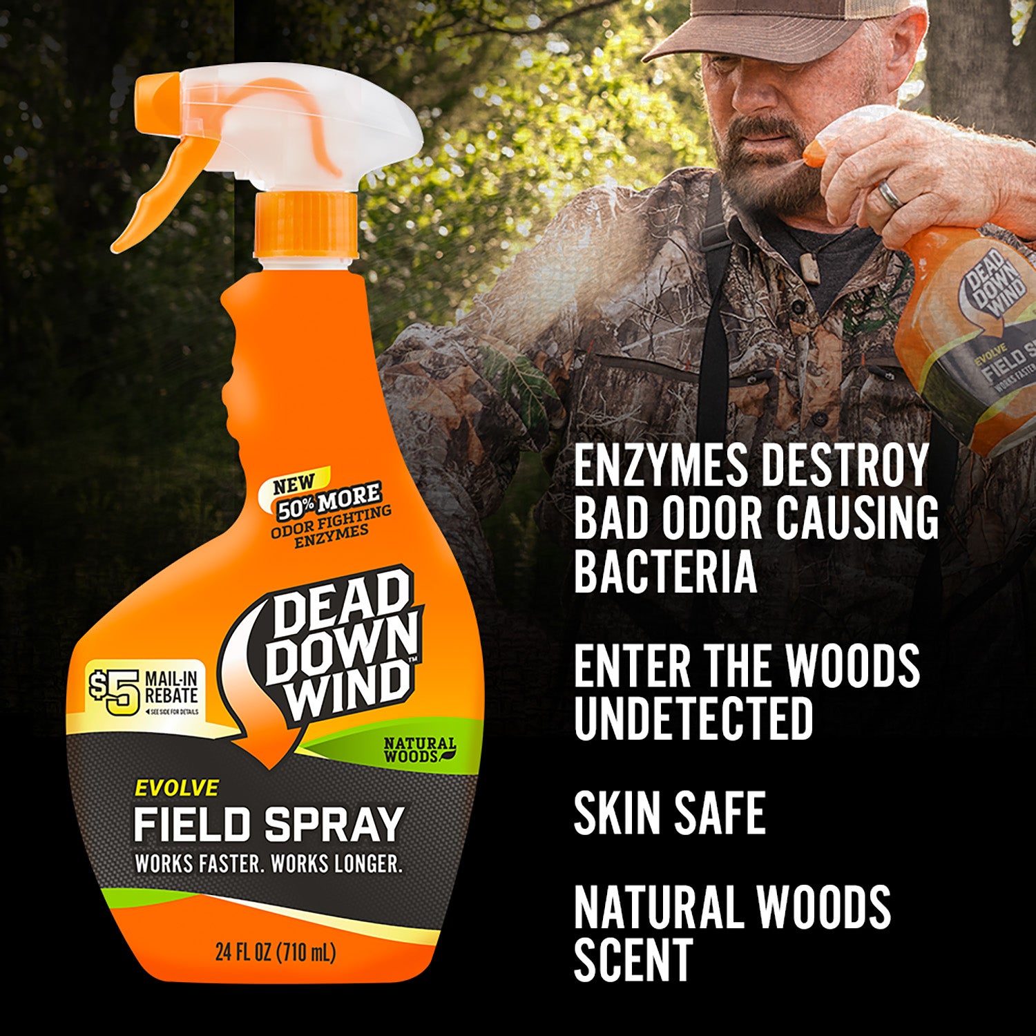 DDW 1392418 FIELD SPRAY NATURAL WOODS SCENTED