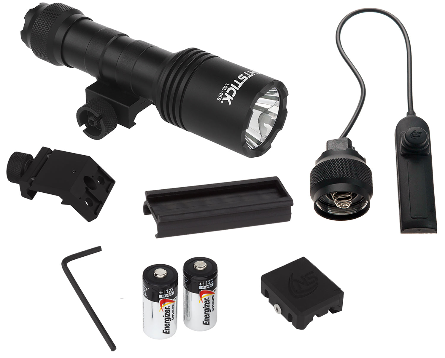NSTICK LGL160 LONG GUN LIGHT 1100LUM BLK
